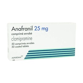 Thuốc Anafranil 25mg hộp 5 vỉ x 10 viên