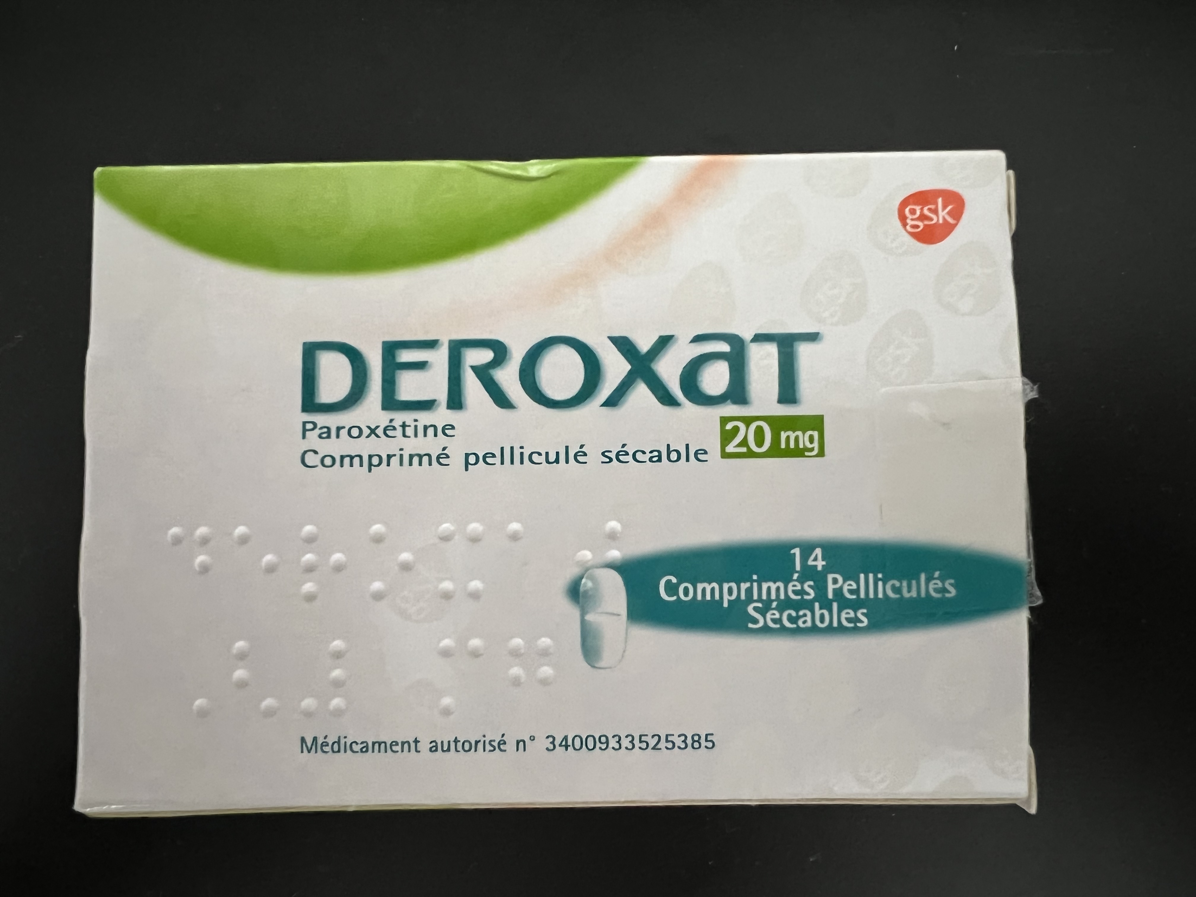 Thuốc deroxat 20 mg/ 14 Viên