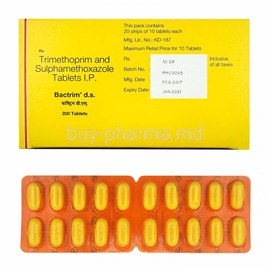 Thuốc Bactrim 400/800mg Hộp 20 viên