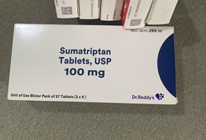 Thuốc Sumatriptan 100mg hộp 27 viên