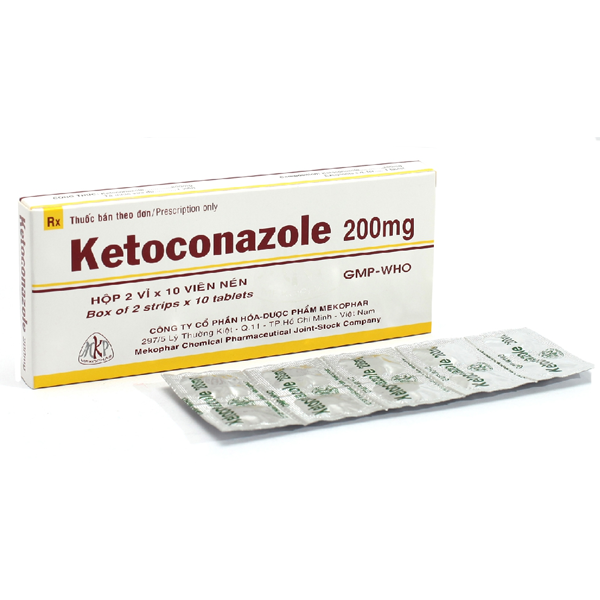 Thuốc Ketoconazol 200mg/ 100 Viên