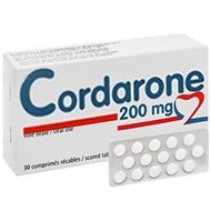 Thuốc điều trị rối loạn nhịp tim Cordarone 200mg 30 viên