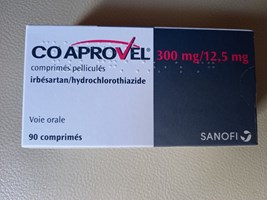 Thuốc Điều Trị Tăng Huyết Áp Nguyên Phát Co-Aprovel 300/12.5 mg