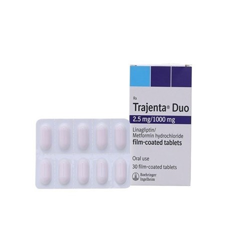 Thuốc Trajenta Duo 2.5mg/1000mg 30 viên