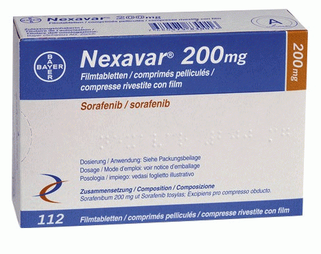 Thuốc Sorafenib 200mg 60 viên