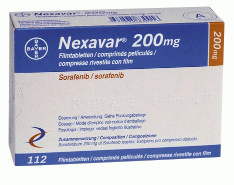 Thuốc Sorafenib 200mg 60 viên