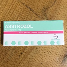 Thuốc Asstrozol 1mg/ 28 Viên