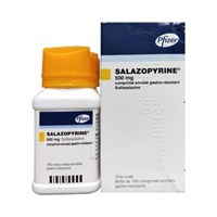 Thuốc Điều Trị Viêm Loét Đại Tràng Salazopyrin 500mg