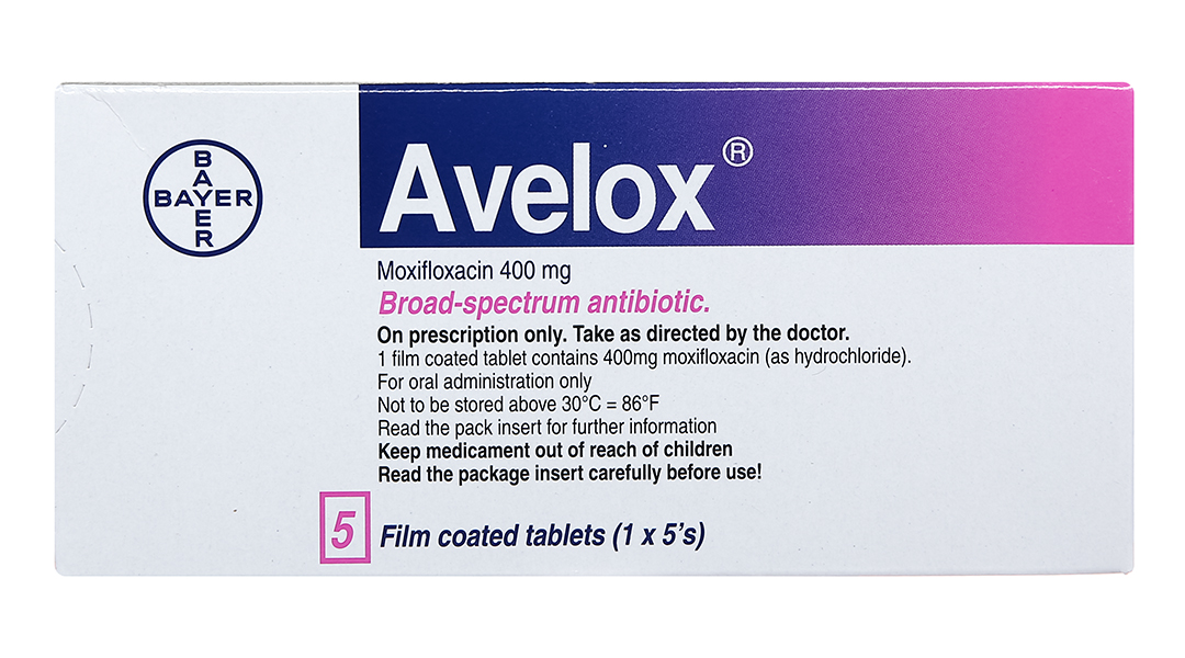 Thuốc Avelox 400mg 5 Viên