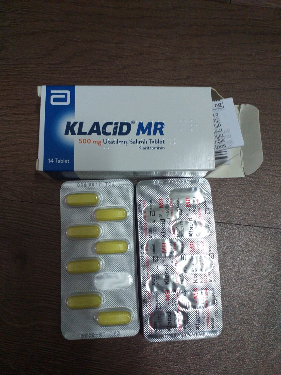 Thuốc Klacid 500mg/ 14 Viên