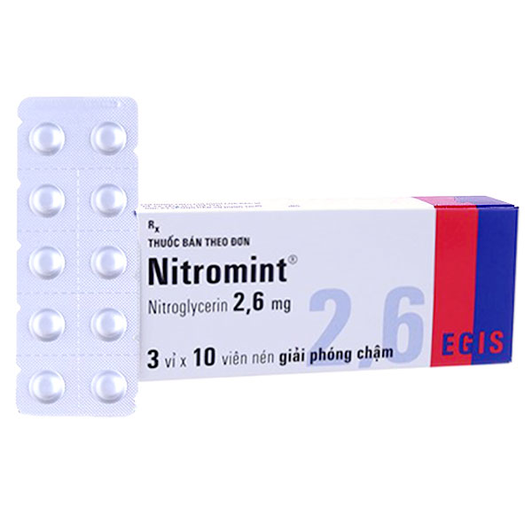 Thuốc Nitromint 2.6mg/ 30 Viên