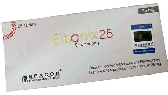 Thuốc Elbonix 25mg  28 Viên