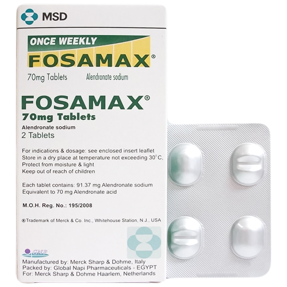 Thuốc Fosamax 70mg / 4 viên