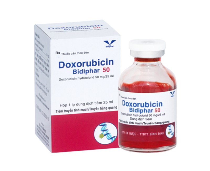 Thuốc Doxorubicin "Ebewe" 50mg/25ml