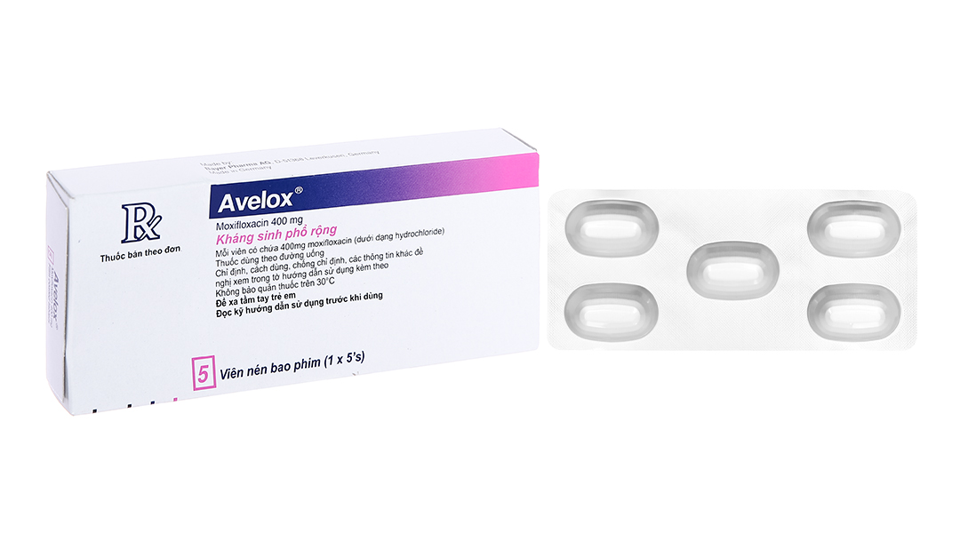 Thuốc Avelox 400mg/ 5 Viên