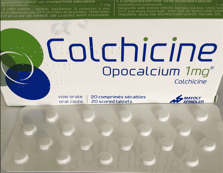 Thuốc Colchicine 1mg/20 Viên