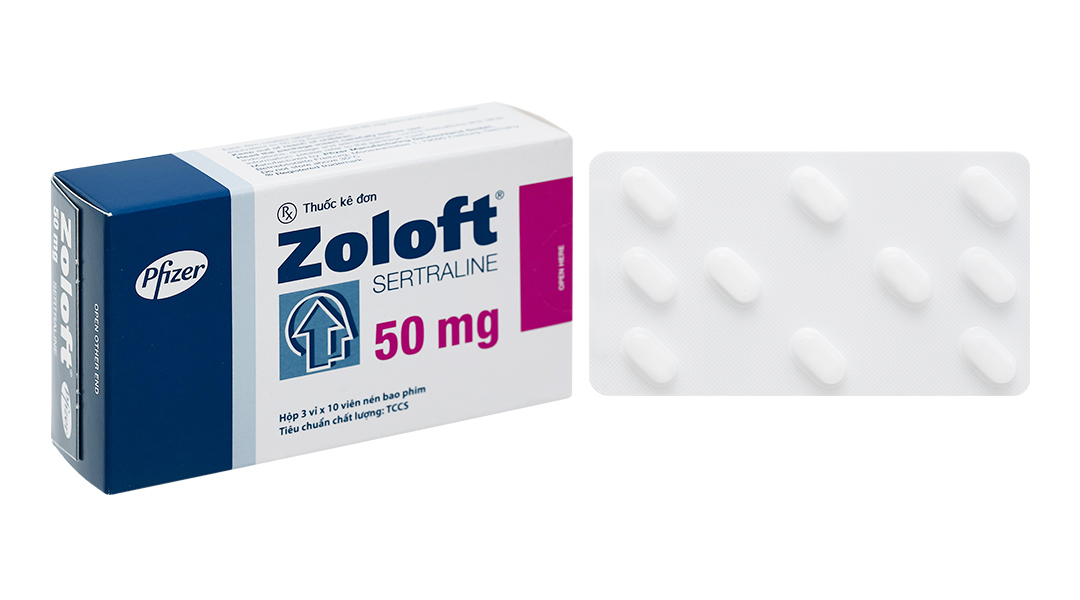 Thuốc Zoloft 50mg/28 Viên